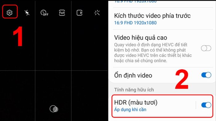 Hướng dẫn bật và tắt HDR trên Android